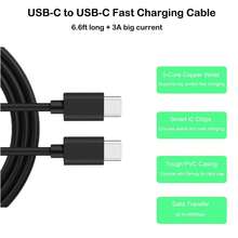 25W USB-C 电源适配器超快速充电，配备 3 英尺/6 英尺 USB-C 转 Type-C 线缆，兼容 16/15/Pro/Plus/Pro Max 系列，兼容三星 S25/S24/S23 S22/Note 20/10、Pixel、Moto、Car Play，适用于旅行、办公室、宿舍和家用充电器手机充电器高输出功率 - 查看 4