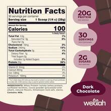 Wellah Protein Your Whey (30 Servings, Vanilla) - Whey Protein Isolate Protein - Flavor Name B - View 2