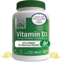 Health Thru Nutrition Vitamin D3 5,000iu 360 Mini Softgels For Maximum Benefit Year Supply | 125mcg Cholecalciferol | 3rd Party Tested | Non-GMO USP Grade In Organic EVOO | Immune Health Support - Flavor NameA - View 1