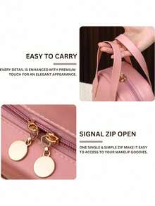 Large Capacity PU Cosmetic Bag,Waterproof Travel Cosmetic Bag,Large Capacity Double Layer Cosmetic Bag,Travel Toiletries Storage Bag, Multi-Functional Makeup Storage Organizer For Women,Suitable For Women's Beauty Tools And Toiletries Storage,Travel Essentials ,Cruise Essentials ,Back To School Essentials,Wedding Bridesmaid Gifts, Mom Gifts, Birthday Gifts, Gifts For Friends And Teachers Holiday Vacation Makeup Bag Makeup Organizer Travel Bag For Women