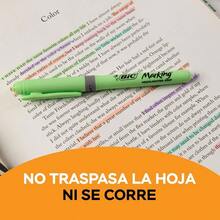 , Marcatextos con Grip, Subraya Todo, Punta Cincel, Marking Pastel, Surtido de Colores, 5 piezas - 5 Unidad (Paquete de 1) - Ver 2