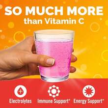Emergen-C 1000mg Vitamin C Powder For Daily Immune Support Caffeine Free Vitamin C Supplements With Zinc And Manganese, B Vitamins And Electrolytes, Super Orange Flavor - 30 Count - Flavor NameB - 查看 3