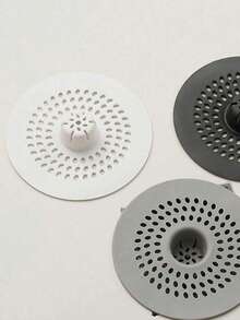 4/2/1 pieza Atrapador de cabello para drenaje, Cubierta de drenaje cuadrada para ducha, Tapón de cabello de silicona con ventosa, Filtros antiobstrucción para lavabo, Tapones de drenaje de bañera y ducha, Tapones desodorizantes de silicona para cocina, Herramientas de baño Servicios de limpieza comercial/Tiendas