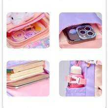 Kids Backpack 3-6-14 Multifunction Large Capacity For Students/Schools Lightweight Style - 粉色 - 查看 4