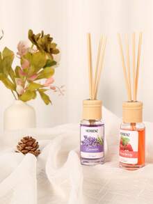 1 Stück exquisiter Rattan Diffuser, verbreitet einen beruhigenden Duft in Ihrem Zuhause, geeignet für Raumparfüm, Raumduft, luxuriöse Wohndekoration für Schlafzimmer, Aromatherapie, langanhaltender Duft