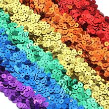 20g/Paket Payet PVC Bulat 4mm - Sekitar 3500 buah Payet Holografik, Cocok untuk Jahit DIY, Bordir, Kerajinan Tangan, Pakaian, Aksesoris, Pertunjukan Panggung, Dekorasi Pesta Festival - MultiWarna - View 2