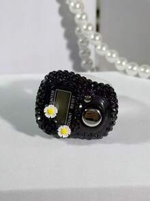 عداد رقمي محمول صغير مزين بأزهار من الراين، قابل للضبط بإحكام، ضغط يدوي مريح للعد، متوفر بألوان متعددة، مناسب للرياضات الخارجية والتلاوة والعد الديني، خفيف الوزن ومحمول، سيناريوهات استخدام متنوعة - متعدد الألوان - مشاهدة 21