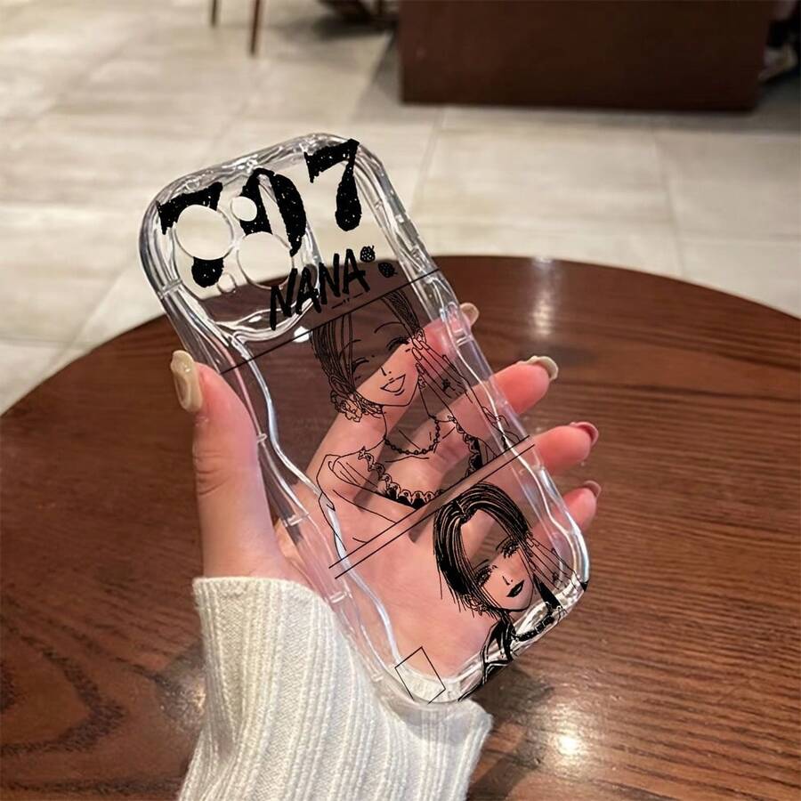 Anime Character Nana Fashion Girl 707 Phone Case Compatible With IPhone 16 15 14 13 12 11 Pro Max Mini XR XS X 7 8 Plus Shockproof Soft TPU Back Cover. - 混色1 - 查看 1