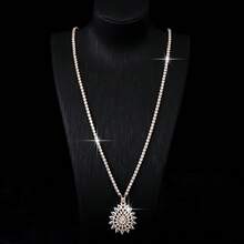 1 pieza Collar de lujo de alta calidad y exquisito, joyería nupcial versátil para la boda