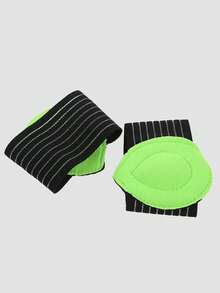 1 par de almofadas de suporte de arco que aliviam a fadiga dos pés e são adequadas para esportes de alta intensidade, como corrida e basquete. São respiráveis e confortáveis.