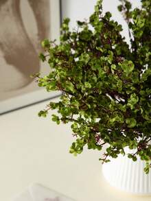 MEHELANY 4 قطع من الزهور الاصطناعية الخضراء، زهور بلاستيكية مقلدة لزهور الجبسوفيلا، مناسبة للترتيبات الزهرية في المنزل والزفاف وترتيب المطبخ والمناسبات كالاستقبال والعيد والحفلات والمناضد والرفوف والغرف والحمامات والأعراس والأكاليل