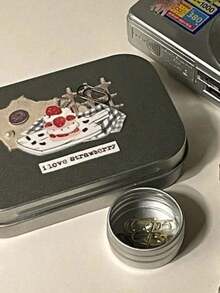 3PCS Silver Metal Hollow Rectangular Hinge Tin Can - Sticker Mini Portable Box, Small Storage Box, Mini Iron Folding Box, Used For Storing Push Pins, Jewelry DIY, Gifts, Jewelry, Pills, Candies, Matches, Soap, Sewing Supplies. Returning To School, Outdoor Travel Supplies, Home Organization And Storage Are Essential Gifts For Christmas Gifts - Silver - View 8