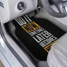 4pcs Hexagon Pattern Car Floor Mats - 4 Piece Set, Fit For Black/Grey/Red/Interior, Crystal Velvet Material, Anti-Slip, Easy Clean, Washable, Front Seat/Passenger Seat Size: 24.4*17.7 Inch*2 + Rear Mat