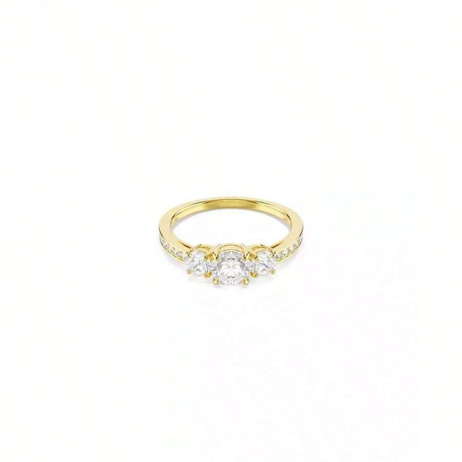 Swarovski Stilla Attract Gold-Tone Plated Ring | | Women Bangles - 金色 - 查看 1