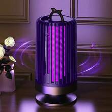 SOKANY USB Powered Silent Mosquito Repellent Lamp - Purple Light, Dual Sensor Technology, UV Light Attracts Mosquitoes, 360° Wide Coverage Protection, Durable ABS Material, Suitable For Outdoor And Bedroom, Protects Sleep, Essential For All Seasons, Mosquito Killer - 紫羅蘭色 - 查看 12