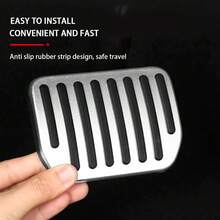 Pedali per aggiornamento Juniper 2025 per anni 2017-2024 / 2019-2024, tappetini in alluminio antiscivolo per acceleratore, freno e poggiapiedi, accessori per prestazioni