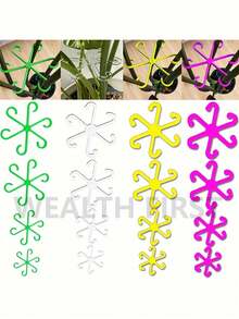 4 Packs Of Plant Support Clips: Sturdy Stem Clamps For Climbing Plants - Plastic Material