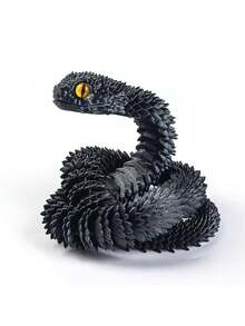 1 件 3D 打印蛇可旋转铰接蛇关节活动动物仿真模型蟒蛇雕像带灵活关节艺术工艺装饰办公室桌面装饰家居装饰生日万圣节礼物 - 彩色 - 查看 6