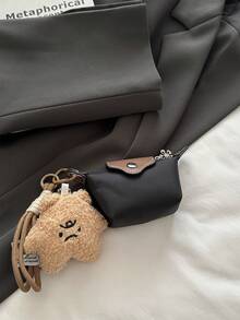 HAILIAN Borsellino alla moda e semplice da donna, decorazione per borse, disponibile in più colori, può essere regalato come piccolo regalo alle migliori amiche, portafoglio mini, portamonete, portafoglio da polso, portafoglio con decorazione a stella