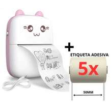 WJ116 Portable Wireless Bluetooth Thermal Printer Battery Powered Mini Printer - 1 ROSA+5 BOBINA ADESIVO - 查看 10