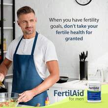 FertilAid For Men And MotilityBoost Combo, Prenatal Vitamins And Male Fertility Supplement To Support Count And Motility With L-Carnitine, CoQ10, Zinc And More, 150 Capsules, 1 Month Supply - Trắng - Xem 4