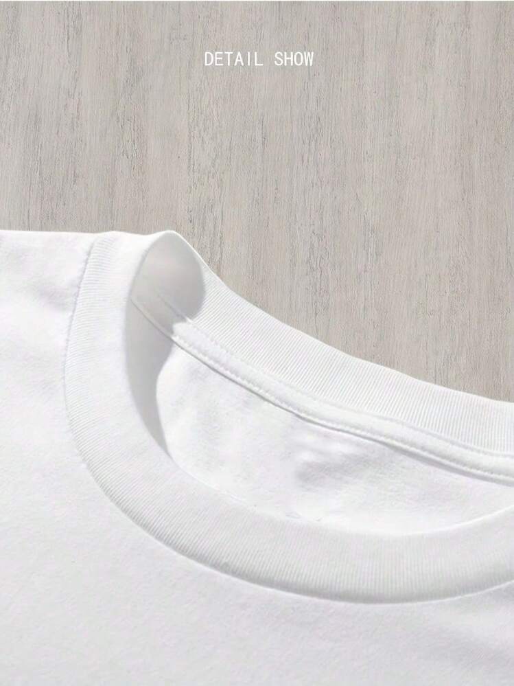 Camiseta informal de talla grande para mujer: 100 % algodón suave, estampado de margaritas y libélulas, manga corta, corte regular, transpirable y lavable a máquina. Perfecta para cualquier ocasión, primavera o verano. - Blanco - Añade 5