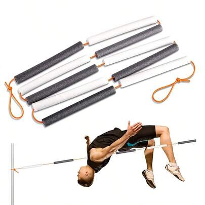 Gill Athletics Elastic Krossband Crossbar - Track & Field Equipment, Foldable Gymnastics Bar, Pole Vault Training Elastic Jump Bands For High Jump Practice, Track & Field Gymnastic Bars