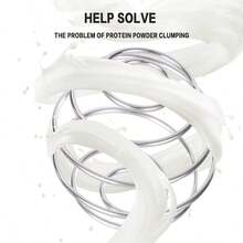 1 件装摇摇杯蛋白粉代餐奶昔搅拌杯健身运动水杯带刻度便携式搅拌球杯 - 彩色 - 查看 9