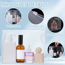 CZ 30 PCS Small Clear Makeup Bag Mini PVC Waterproof Cosmetic Organizer Bags Portable Swimsuit Storage Bag Clear Organizer Pouches With Zipper For Women Men Travel Toiletry Vacation 8.7 X 6.7 1613 - 87x67 - 查看 3