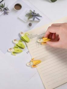 2pcs Banana Expression Erasers, Cartoon Banana Shaped Stationery Erasers For Students - Multicolor - View 5