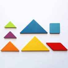 Wooden Children Puzzle Toys Travel Tangram Puzzle Preschool Education Tangram Game Building Blocks Learning Game Kids Festival Toy Early Education Sorting Games Toys Children Gift Wooden Colorful Tangrams Iron Box Storage - Multicolor - View 8