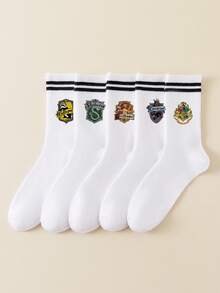 5/1 Paio di calzini equipaggio da uomo a tema Harry Potter. Con design divertenti e interessanti, sono calzini divertenti e bizzarri perfetti per Natale e Ognissanti. Adatti come regali per feste, sono anche ottimi da indossare per le coppie.