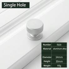 4pcs Cabinet Pull Handles - Brushed Aluminum Metal Handles - Painted Finish, Cabinet Metal Furniture Knobs, Durable Kitchen Cabinet Drawer Pulls, With Screws - Multicolor - View 10