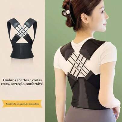 Cinta Corretor Postural Magnético Unissex Dor ajusta Postura