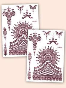 临时纹身 - 棕色 - 查看 7