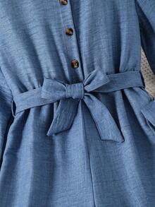 Left Mama 女童休闲长袖连体裤，春秋季