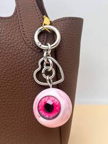 1个怪异树脂眼球钥匙扣 - 哥特风和另类风格爱好者的独特礼物 - 万圣节惊悚礼品袋挂饰，可作为汽车、老师、朋友、姐妹的礼物创意 - 彩色 - 查看 11