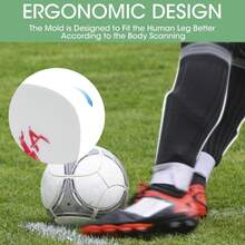 1 Pair Soccer Shin Guards - Durable Soccer Gear, Fashionable Design, Provides Comfort, Unisex Soccer Accessory