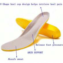 Memory Foam Insoles, Shock Absorbing, Breathable, Thick, Odor-Resistant Shoe Inserts, Relieve Foot Fatigue, Unisex, Suitable For Daily Wear, Great Practical Gift For Friends And Family, Essential For Autumn/Winter