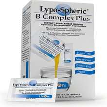 LivOn Laboratories Lypo–Spheric B Complex Plus – 30 Packets – 195 Mg B Vitamins, Minerals &Amp; Cinnamon Per Packet – Liposome Encapsulated For Improved Absorption – 100% Non–GMO - 白色的 - 查看 1