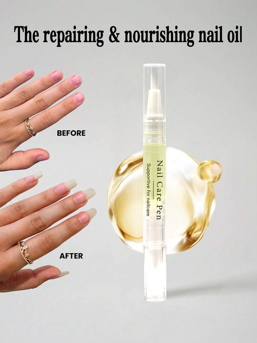 1/2Pcs Brother Cosmetics Nail Growth Oil | Nail Repair & Recovery Special | Hand & Nail Care Oil | Strengthens Nails & Boosts Growth | Nourishes Cuticles & Prevents Hangnails | Can Be Used With Nail Polish | Nourishes Hand Skin Simultaneously​ - Multicolor - View 1