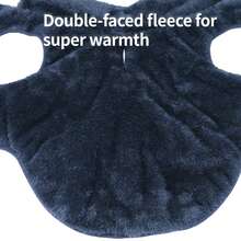 Dog Winter Coat, Wool Dog Cold Weather Coat, Windproof And Snow Proof Dog Jacket Vest, Pet Clothes Suitable For Small And Medium-Sized Dogs - Baby Blue - View 6