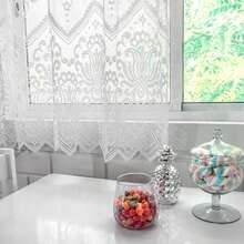Kitchen Window Curtains - trắng - Xem 3