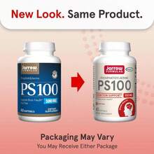 Jarrow Formulas PS100 Phosphatidylserine 100 Mg, Dietary Supplement For Brain Health And Cognition Support, 60 Softgels, 20-60 Day Supply - Tên hương vị B - Xem 2