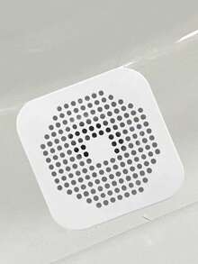 4/2/1 pieza Atrapador de cabello para drenaje, Cubierta de drenaje cuadrada para ducha, Tapón de cabello de silicona con ventosa, Filtros antiobstrucción para lavabo, Tapones de drenaje de bañera y ducha, Tapones desodorizantes de silicona para cocina, Herramientas de baño Servicios de limpieza comercial/Tiendas