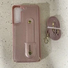 OUKNOEO 时尚斜挎包和仿皮手机壳，兼容 17 Air、16e、15、14、13、12、11 Pro、XS Max、7、8 Plus、XR、SE 以及 Galaxy S25 Edge、S24、S23、S22 Ultra Plus、A13、A14、A15、A16、A35、A36、A53、A54、A55、A56、Z Fold 7 FE、6、5、4