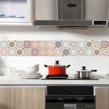 1pc PVC Material Peel And Stick TileTile For Kitchen Bathroom Living Room Backsplash, Stickers, Wall Decal, Vinyl Decal For Home Decorations, Spring Decoration Items Refresh Your Home, Festival Decoration Stickers Gifts Birthday Graduation Wall Decor Room Decor Wall Stickers Wall Sticker