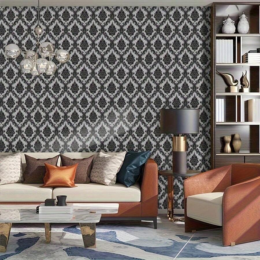 1 Roll Of Luxury Thickened Self-Adhesive Wall Paper,-Removable, Quickly Peeled Off And Pasted For Easy Installation, Very Suitable For Living Room, Kitchen, Bedroom, Dormitory Art Wall Decoration, And Cabinets, Wardrobes, Dining Tables, Work Surface Furniture Renovation, Home Decoration, Autumn Aesthetic Stickers, Wall Decor, Room Decor