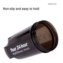 1 件装摇摇杯蛋白粉代餐奶昔搅拌杯健身运动水杯带刻度便携式搅拌球杯 - 彩色 - 查看 7