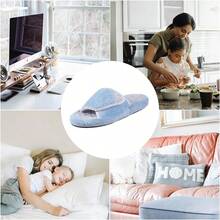 Isotoner Women's Terry Spa Slip On Slide Slipper With Memory Foam For Indoor/Outdoor Comfort - Cánh hoa hồng - Xem 7